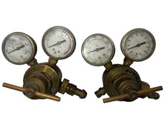 Victor Single Stage Oxy Regulators Brass