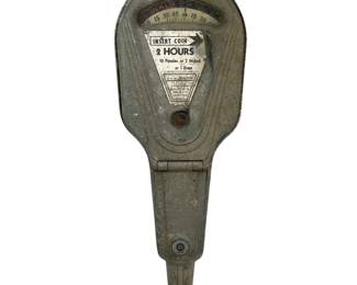 DUAL Parking Meter Head 2 Hours Penny Dime Nickel