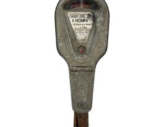 DUAL Parking Meter Head 2 Hours Penny Dime Nickel