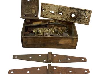 Antique Hardware Ornate Lock Hasps Doorplates Handles