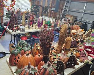 a view into the seasonal decor section
