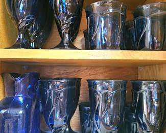 cobalt barware