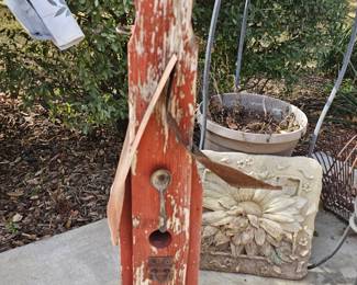 rustic bird house