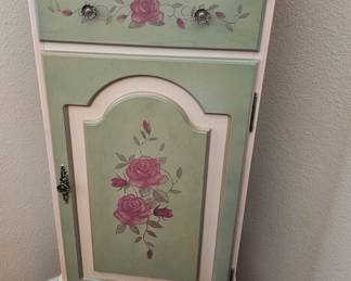 painted jewelry cabinet