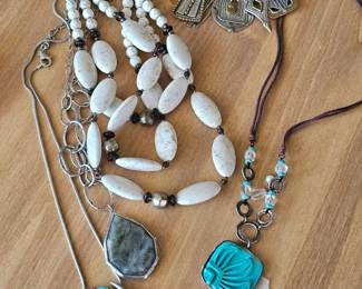 Selection of necklaces 