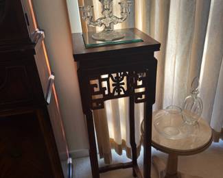 Chinese carved plant stand