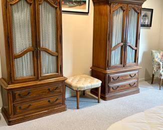 French Armoires - Hickory Furniture