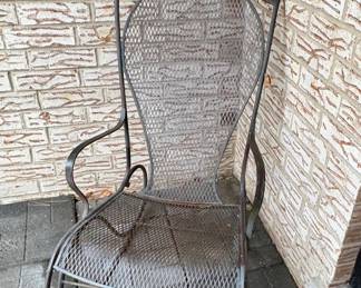vintage industrial metal rocker
