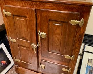 antique ice box