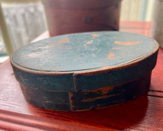 Oval primitive pantry box~ $50.00