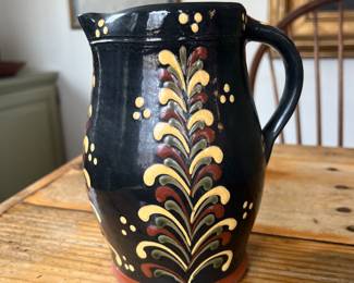 Wisconsin Pottery Redware Pitcher~ $65.00