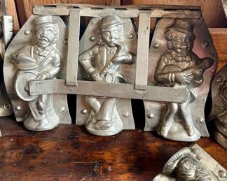 Trio of jazz musicians chocolate mold~ $175.00 Germany