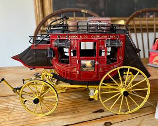 Franklin Mint Wells Fargo Die Cast Stagecoach ~ $195.00