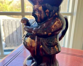 Brown Glazed Toby Jug~ $25.00