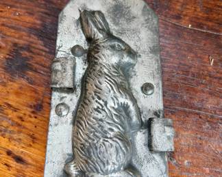Antique chocolate bunny mold~ $95.00