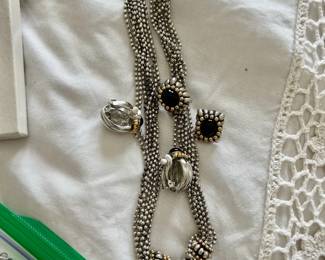 Necklace earrings set