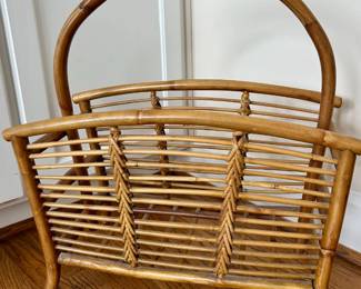 Bamboo Magazine Rack