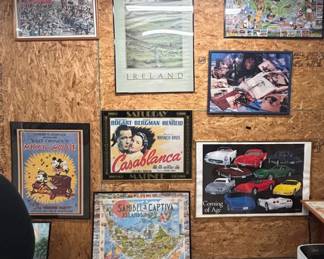 Vintage Posters, Framed Puzzles