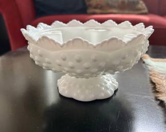 Fenton Hobnail Candle Holder
