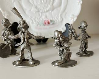 Pewter Spoontiues Figurines
