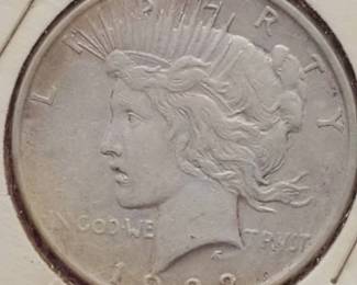1922 Silver Peace Dollar