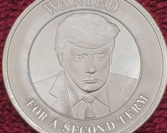.999 Fine Silver** Donald Trump 1 toz Silver Round