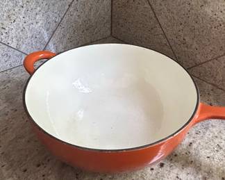 Le Creuset Signature Round Saut Pan, . qt, Flame Orange third image