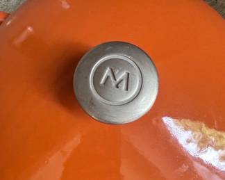 Le Creuset Signature Round Saut Pan, . qt, Flame Orange fourth image