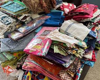 Assorted Fabric Lot for Quilting and Crafting second image