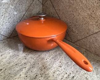 Le Creuset Signature Round Saut Pan, . qt, Flame Orange second image