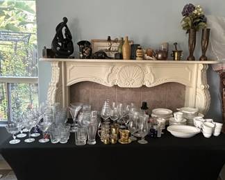 Assorted Glassware and Dinnerware Set