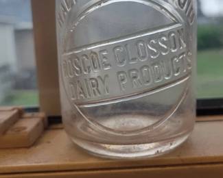 Roscoe closson milk bottle mayodan
