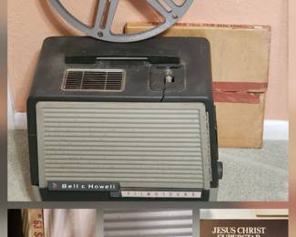 working Bell & Howell film-o-sound number 384a. With steel reels