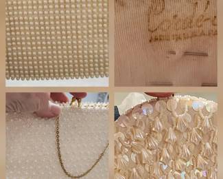 vintage purses Corde-Beads & grandee bead pearl purses