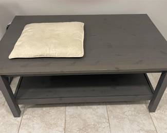 Coffee table with shelf