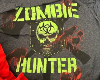 Lots of fun t-shirts. Size XL AND XXL. 