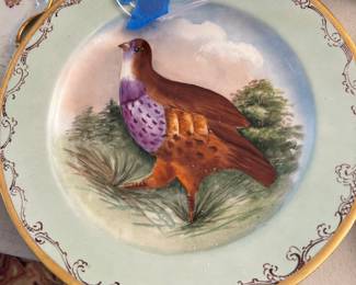 Limoges plate. 