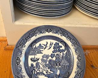 Lots of Blue Willow.