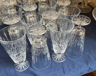 Beautiful heavy crystal.