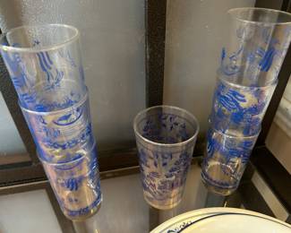 Vintage jelly glasses.