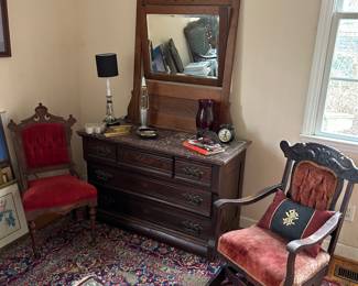 Victorian furniture. 