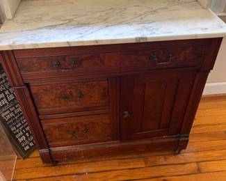 Victorian wash stand. 