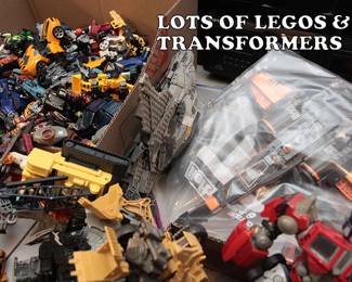 transformers, legos