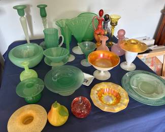 STEUBEN & OTHER GLASS