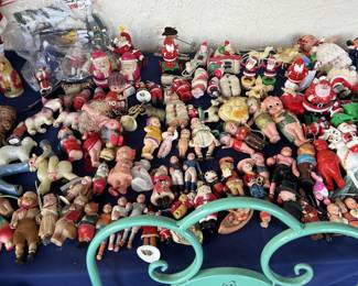 CELLULOID TOYS & CHRISTMAS DECORATIONS