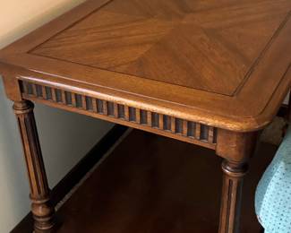 Vintage French Regency Cherry End Table