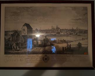 ***AVAILABLE FOR PRESALE *** German Picture (29 x 21 damaged frame) - $30