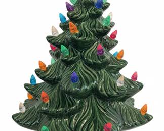 Vintage Atlantic Mold Ceramic Christmas Tree