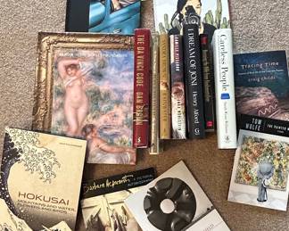 Collection of Art and Photography Books including Graciela Iturbide, Tamara de Lempicka, Hokusai, and Renoir