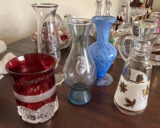 Assorted Vintage Glassware Collection